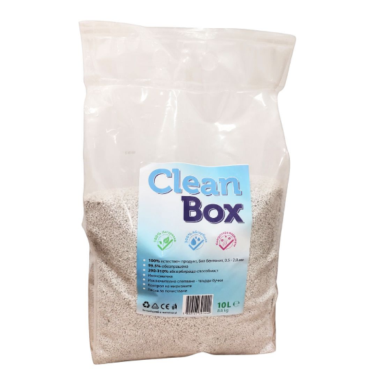 Миазоо Clean Box Super Premium - Премиум котешка постелка, натурал, 10л/8.6кг.