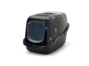 Savic Nestor Marble - Закрита котешка тоалетна черен мрамор/черно с филтър против миризми, 56х39х38.5 см. 1