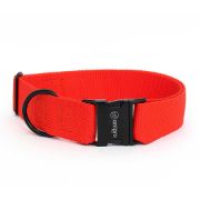 Anipro Extra Strong Black - Регулируем нашийник за кучета, лента, 40мм/45см-70см - червен с черна тока 1