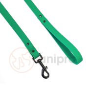 Anipro Hexagon - Повод лента хексагон за кучета, 20мм/120см пастелно зелен с черна карабинка 2