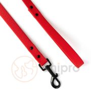 Anipro Hexagon - Повод лента хексагон за кучета, 20мм/120см червен с черна карабинка 2