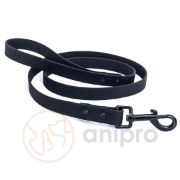 Anipro Hexagon - Повод лента хексагон за кучета, 20мм/120см черен с черна карабинка 1
