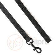 Anipro Hexagon - Повод лента хексагон за кучета, 20мм/120см черен с черна карабинка 2