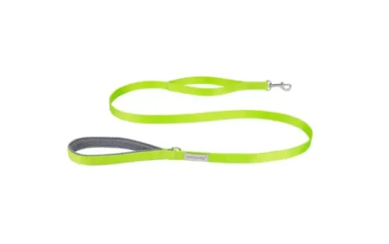 Amiplay Lead Samba Small - Модерен повод за кучета с две дръжки за по-добър контрол, 150 см./ 1.5 см. - зелен