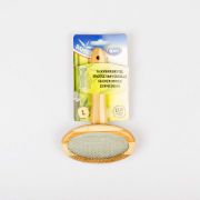 Duvo Plus Slicker Brush - Бамбукова чета за кучета и котки, за гъста, дълга или къдрава козина 19.5 /12 см. 2