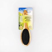 Duvo Plus Pin Brush - Бамбукова чета за кучета и котки , за всички типове козина 19.5 см/5.5 см. 3