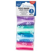 Duvo Plus Doog Waste Bags Paws - Хигиенни торбички за кучета с лапичка 4х 20 броя 2