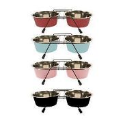 Duvo Plus - Метални купи за кучета за храна и вода с крачета против плъзгане, 2 х 950 мл. 1