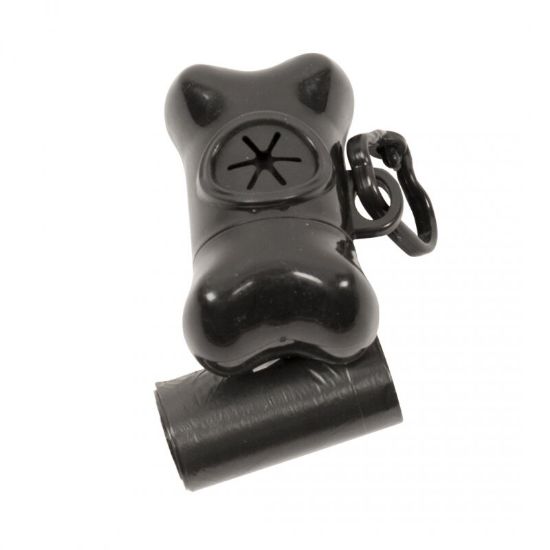 Duvo Plus Dog Waste Bags Dispenser - Диспленсър във формата на кокал + 2х 20 хигиенни торбички за кучета