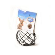 Duvo Plus SnackBall for Rodents - Метална топка за пълнене с лакомства за зайци гризачи 8 см. 3