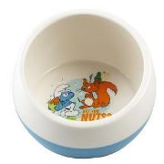 Duvo Plus Smurfs - Керамична купа за храна и вода за гризачи, 320 мл. 2
