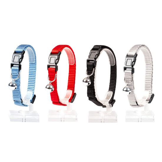 Duvo Plus Uni 1 - Регулируем нашийник за котки със звънче, 20-30 см,/различни цветове