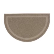 Duvo Plus Cat Litter Mat Half-Round - Котешка постелка за пред тоалетната 60x37 см. сива 1