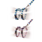 Duvo Plus Fish bones - Регулируем нагръдник 15-25 см. с повод 125 см. за котки 1