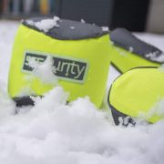 Duvo Plus Night & Day Play Ball - Кучешка играчка, светлоотразителна топка със звук за игра през деня и нощта 17см. 2