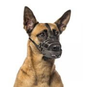 Duvo Plus Rubber Small - Намордник за кучета, черен/червен,61-70 см. 4