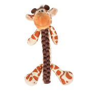 Duvo Plus Zoo Friends Velboa - Плюшена играчка за кучета във форма на жираф, 32Х22Х11,5 см. 2