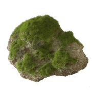 Duvo Plus - Декор камък покрит с мъх с вакуум за аквариуми, 9 х 6 х 6,5 см 1