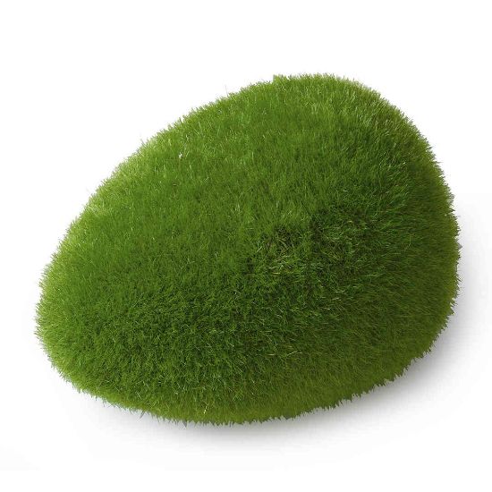 Duvo Plus Moss Ball - Декорация за аквариум - зелена топка с мъх , 6x4,5x3,5 см.