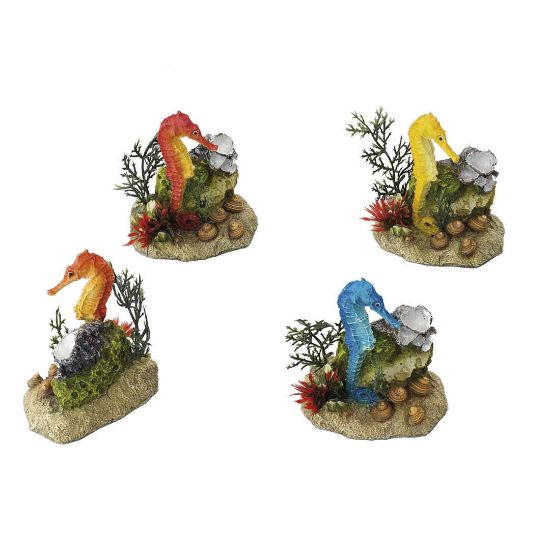 Duvo Plus - Декор за аквариуми - морско конче, 9,5 х 6 х 10 см.