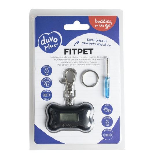 Duvo Plus Fit Pet - Крачкомер за кучета и котки измерващ и калории