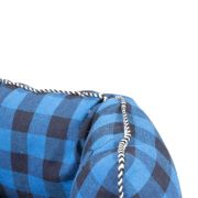 Duvo Plus Ranch - Елегантно овално легло за кучета и котки 41х38х20 см./синьо, червено 2