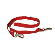 Duvo Plus Explorer East Duo leash nylon - Регулируем повод за кучета 200 см. / 25 мм. червен 4