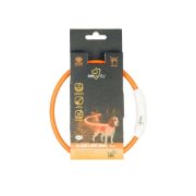 Duvo Plus Ring Flash Licht USB Nylon - Светещ нашийник за кучета , с Usb зареждане ,30см. до 45 см. зелен 3