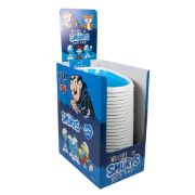 Duvo Plus Smurfs - Пластмасова котешка тоалетна с борд, 58x39x17 см. 2