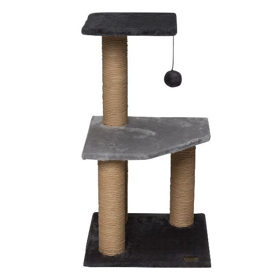 Duvo Plus Hemlock -Модерна драскалка/ катерушка за котки, 35Х35Х65 см.