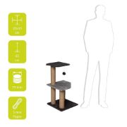 Duvo Plus Hemlock -Модерна драскалка/ катерушка за котки, 35Х35Х65 см. 2