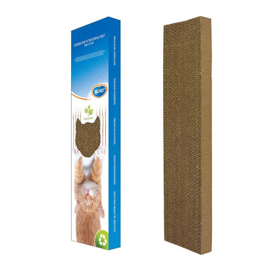 Duvo Plus Cat Scratcher Corrugate With Catnip - Котешка картонена драскалка с катнип 50 см.