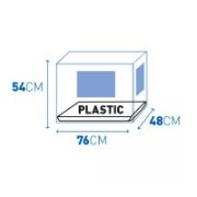 Duvo Plus Dog Crate 2Doors Plastic Tray S - Сгъваема метална транспортна клетка за кучета с две врати 62x44x50 см. черна 4