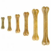 Duvo Plus Bone Rawhide - Кучешко лакомство - кокал от телешка кожа, х 16 см 1