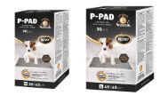 Duvo Plus P-PAD Carbon Medium - Високо абсорбиращ памперс подложка за кучета ,30/45 см - 30 броя 1