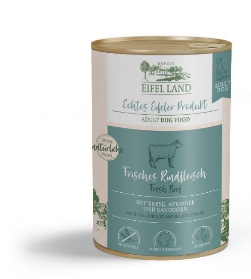Eifel Land - Супер премиум консервирана храна за кучета с телешко, 400 гр