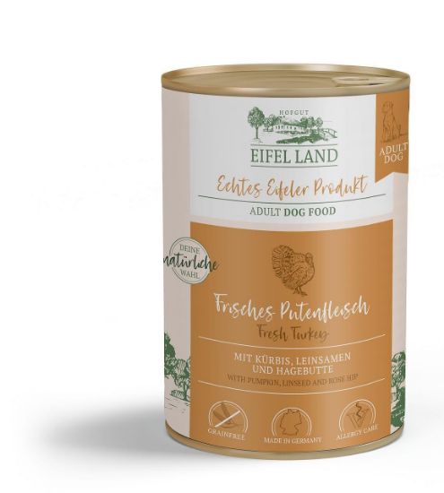 Eifel Land - Супер премиум консервирана храна за кучета с пуешко месо, 800 гр
