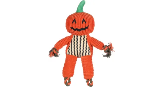 Flamingo Halloween - Играчка  за кучета, тиква с въже, 28 х 10 х 33 см.