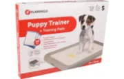 Flamingo Puppy Trainer Small - Тоалетна за кучета с 10 памперс/ подложки за кучета, 34/45 см. 1