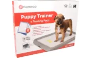 Flamingo Puppy Trainer Small - Тоалетна за кучета с 10 памперс/ подложки за кучета, 34/45 см. 2