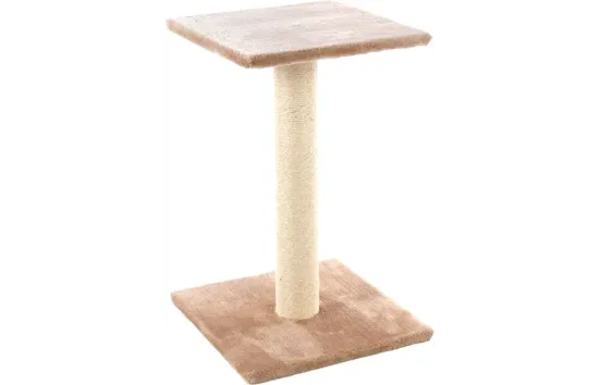 Flamingo Stefi - Драскалка за котки, 38 x 38 x 60 см. - бежова