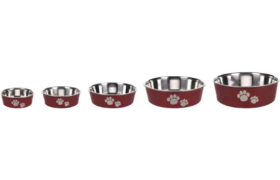 Flamingo Bowl - Метална купа за храна и вода за кучета, 1.5 литра, 21 см.