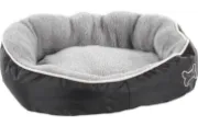 Flamingo - Меко легло за кучета и котки, 52 x 46 x 20см. - сиво черно 1