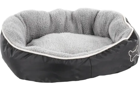 Flamingo - Меко легло за кучета и котки, 52 x 46 x 20см. - сиво черно