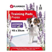 Flamingo Training Mat Medium - Памперс подложка за кучета с аромат на лавандула, 60/45 см- 20 броя 4