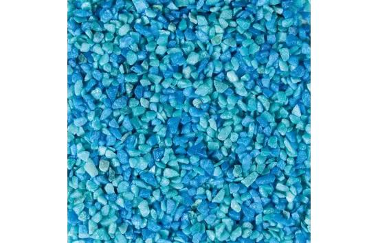 Flamingo Gravel - Камъни за аквариум, -1 кг.- цвят тюркоаз