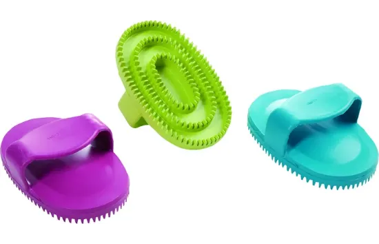 Flamingo Oval Brush - Овална гумена четка за кучета, 85 гр.