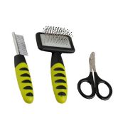 Flamingo - Комплект за малки животни, нокторизачка, четка и гребен 1