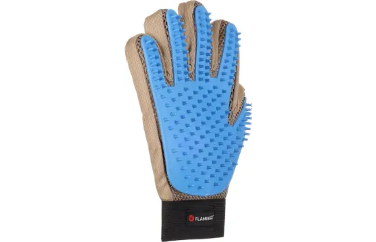 Flamingo grooming glove - Ръкавица за разресване на кучета и котки