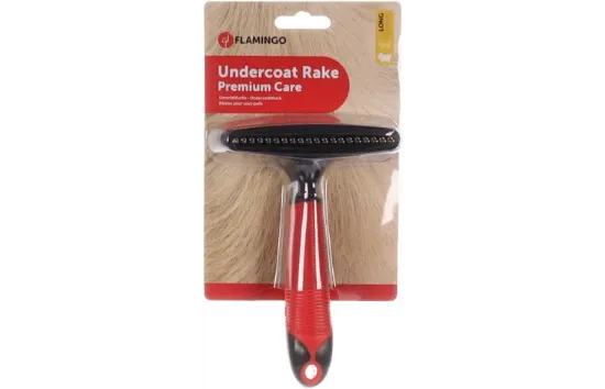 Flamingo Perfect Care Curry Comb Medium - Гребен ,еднореден с въртящи се зъби за кучета,16/11 см.